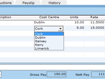 Cost Centres and Departments